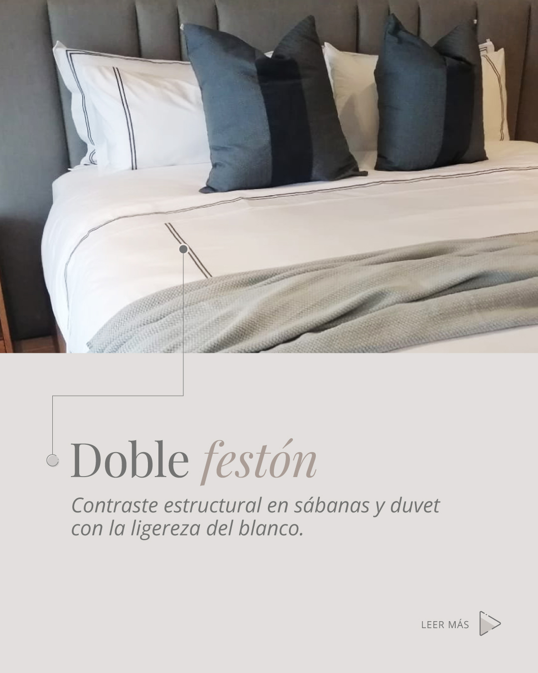 Duvet-doble feston-vivenda