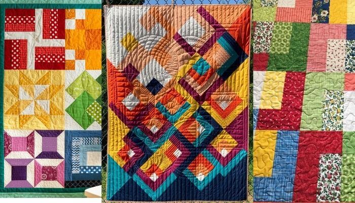 coverlets de varios colores vivenda