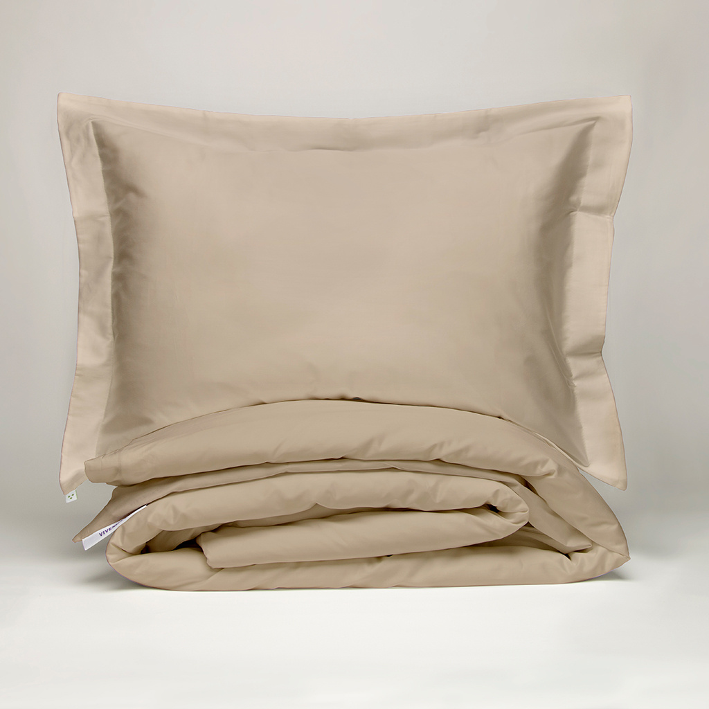 Duvet-Satin-420h-algodon-Khaki-Vivenda