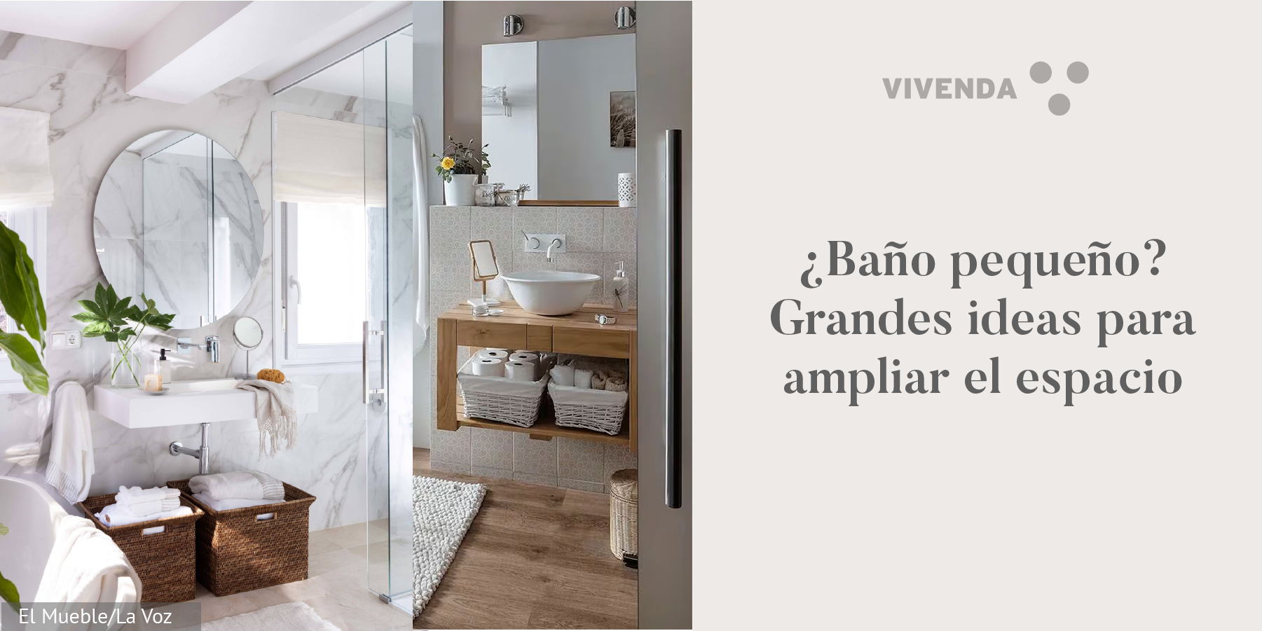 Ampliar un baño chico Vivenda