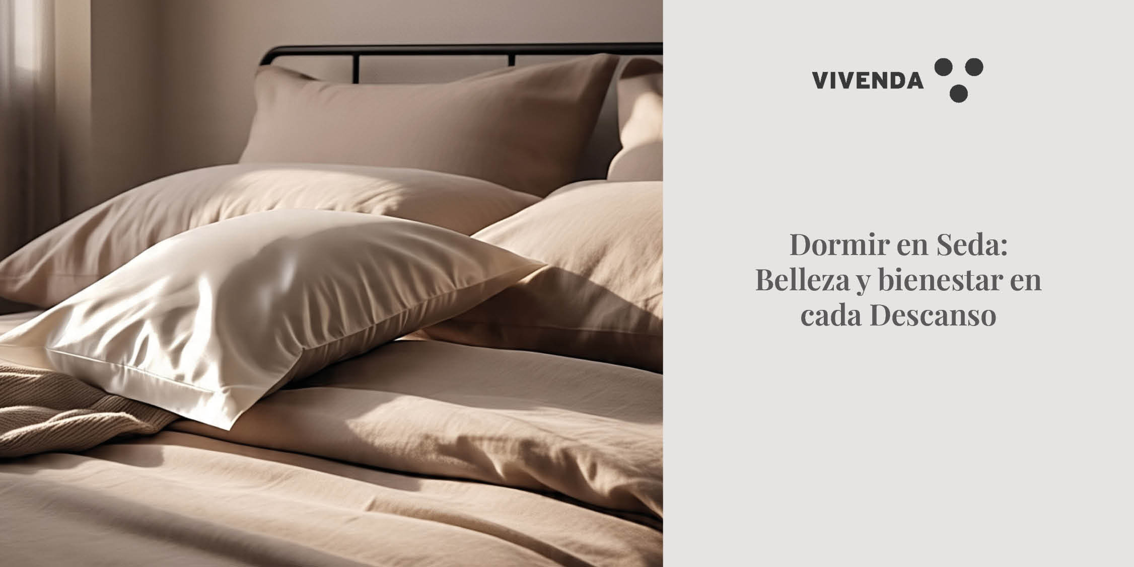 Vivenda - Beneficios de Dormir con una almohada con funda de Seda 