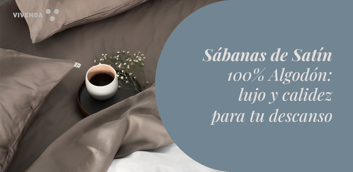 Juego de sábanas de satín 420 hilos en cama de hotel boutique, elegantes y suaves al tacto.