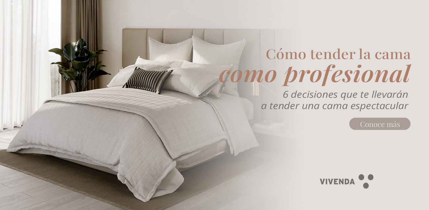 tendido de cama profesional en habitación con diseño interior neutro