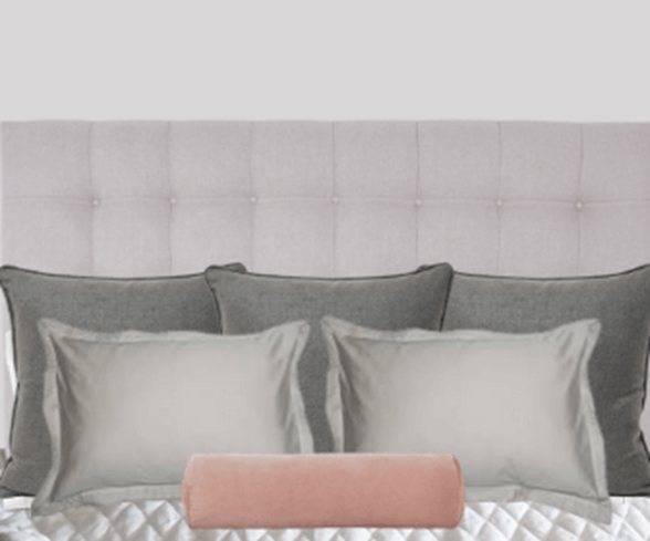 Cómo combinar los cojines en la cama